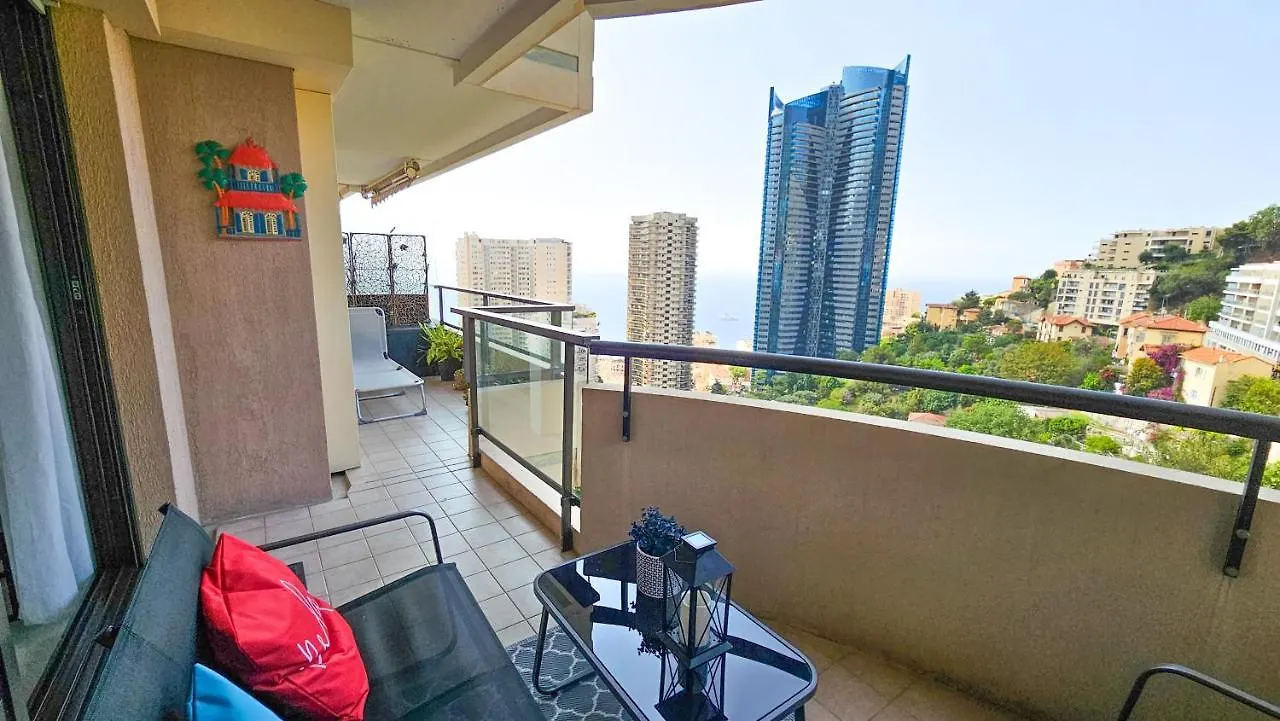 דירה בוסוליי Vue Mer & Tour Odeon - Piscine - Parking - Av צרפת